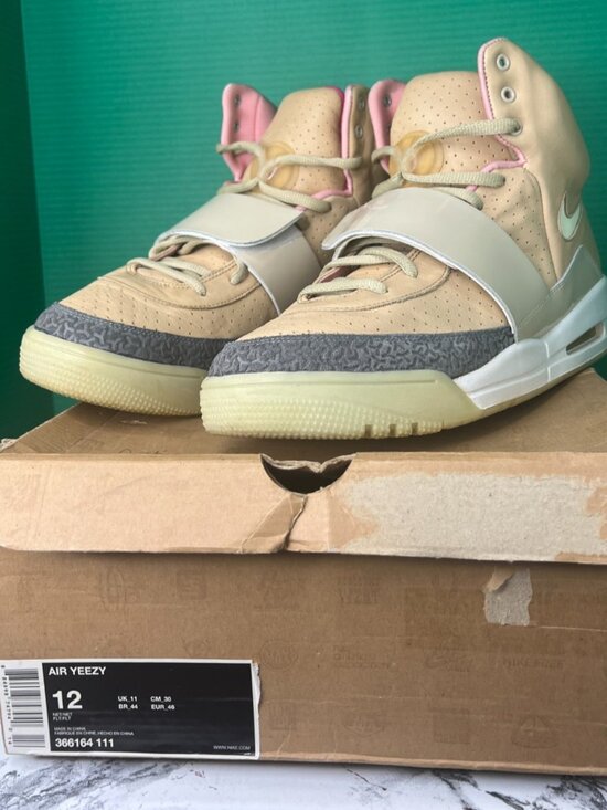 Nike Air Yeezy 1 Net Tan 2009 Kanye West 366164-111 US 12 OG Box VNTG main image 5